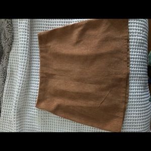 ASOS tan corduroy skirt